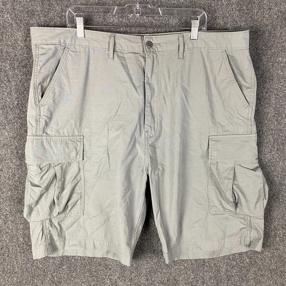 Levi's Cargo Shorts Men's W42 100% Cotton Adults Zipper Fly Gray